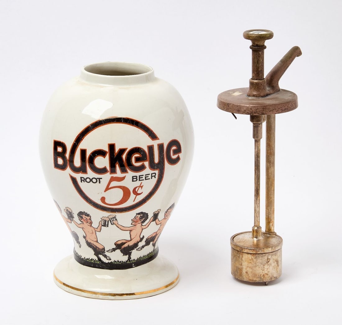 Buckeye Root Beer Syrup Dispenser - 2