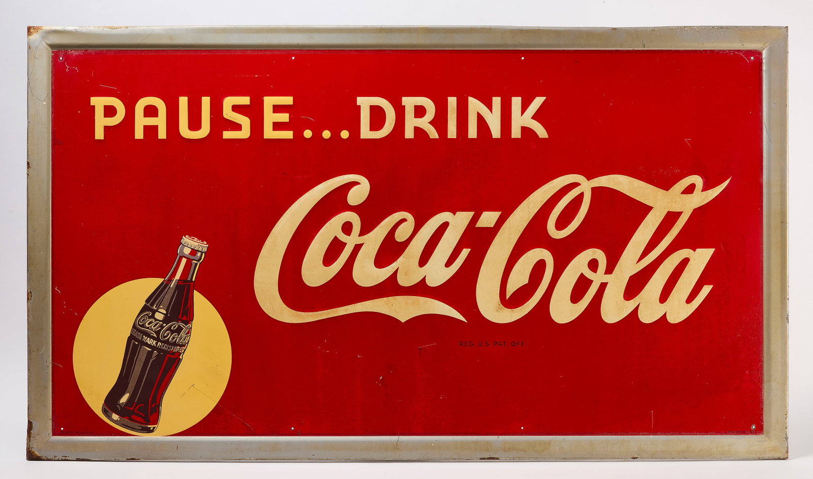 Pause Drink Coca Cola Sign (1 of 2)
