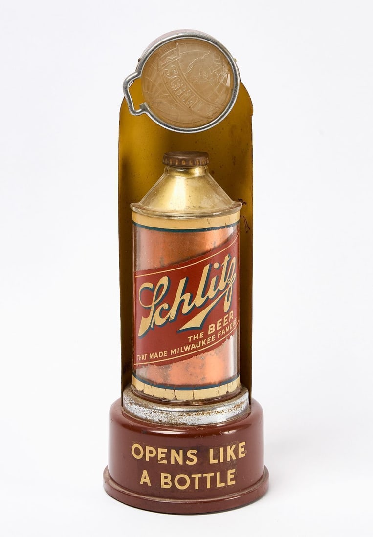 Schlitz Beer 'Opens Like A Bottle' Lighted Display (1 of 4)