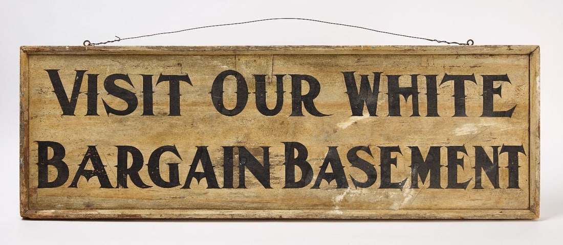 Early General Store Trade Sign (1 of 3)