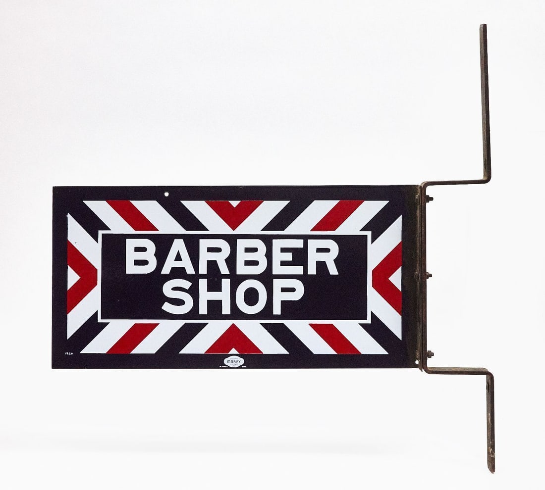 Marvy Barber Shop Flange Sign (1 of 2)