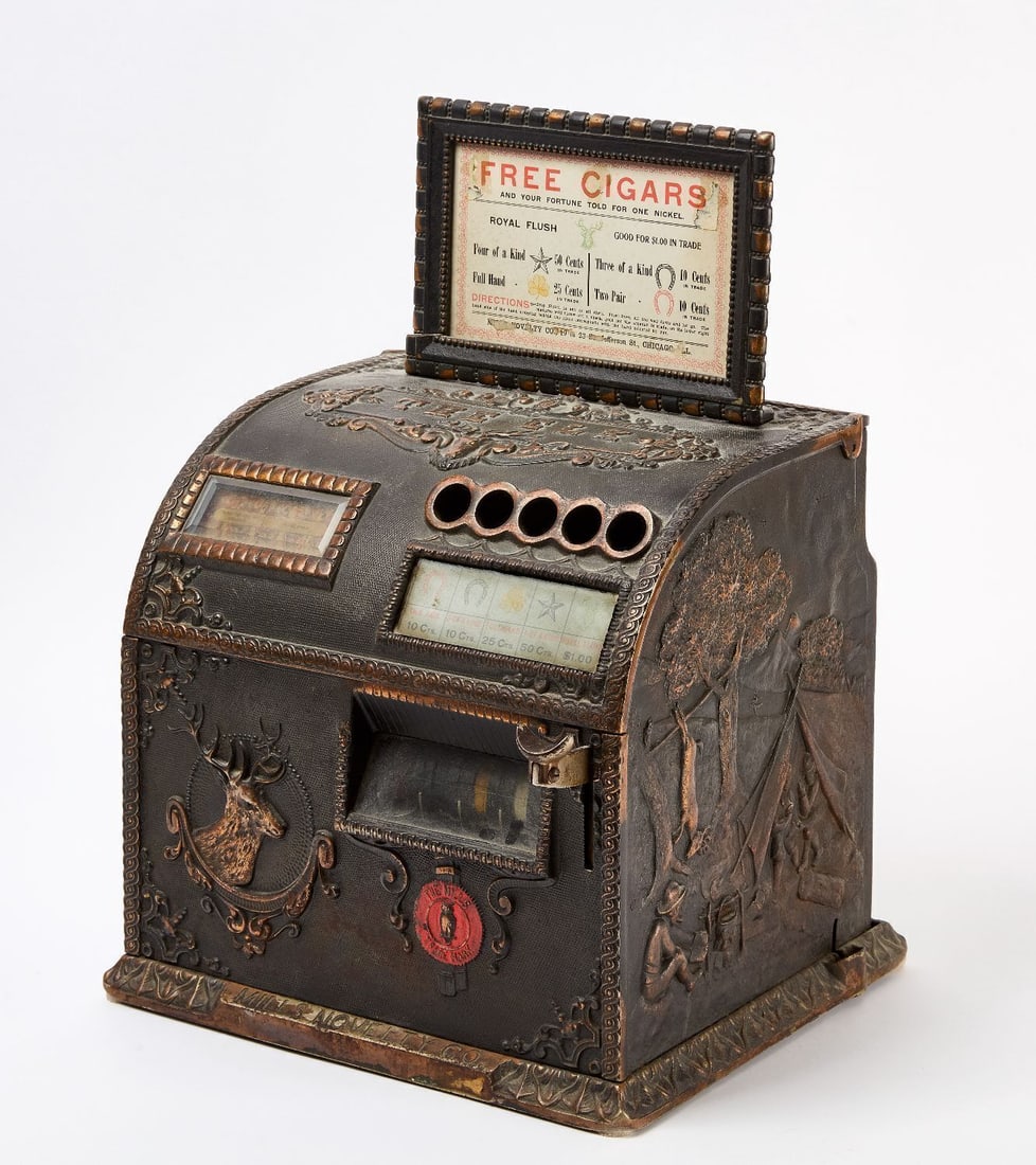 Mills 'The Elk' Five-Cent Slot Machine (1 of 4)