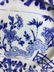 A chinese B-W dish with floral design, 18th Cen. - 2