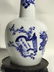 orcelain vase painted and 19th century flowers - 4