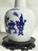 orcelain vase painted and 19th century flowers - 6
