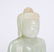 A CHINESE CARVED WHITE JADE FIGURE OF BUDDHA, QIANLONG - 3