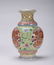 A CHINESE FAMILLE ROSE VASE, QIANLONG MARK - 2