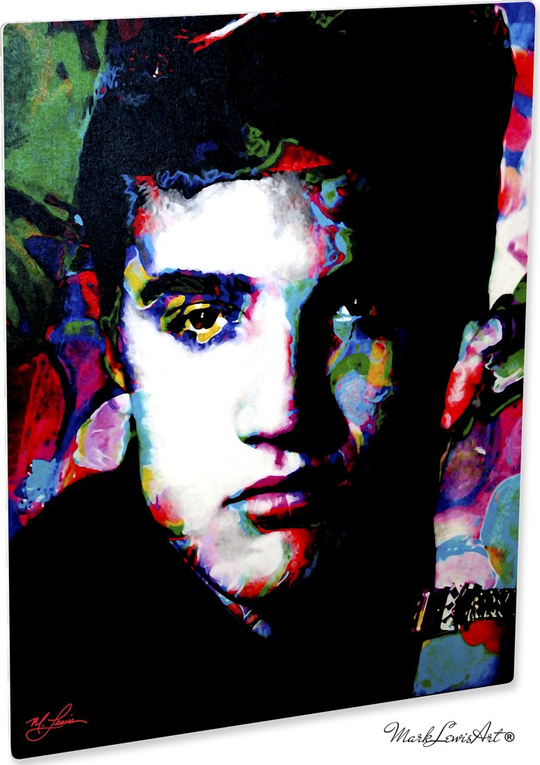 Elvis Presley art print wall décor on metal - ee-ep-m (1 of 4)