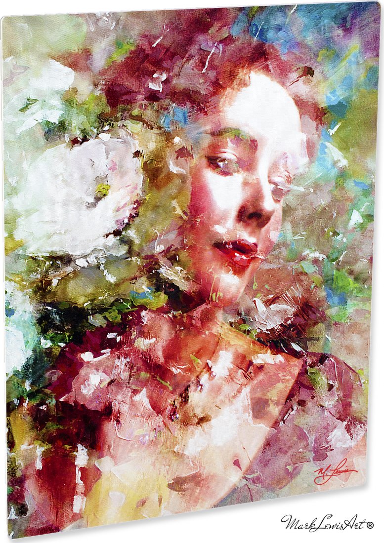 Elizabeth Taylor art print wall décor on metal s-et-m (1 of 4)