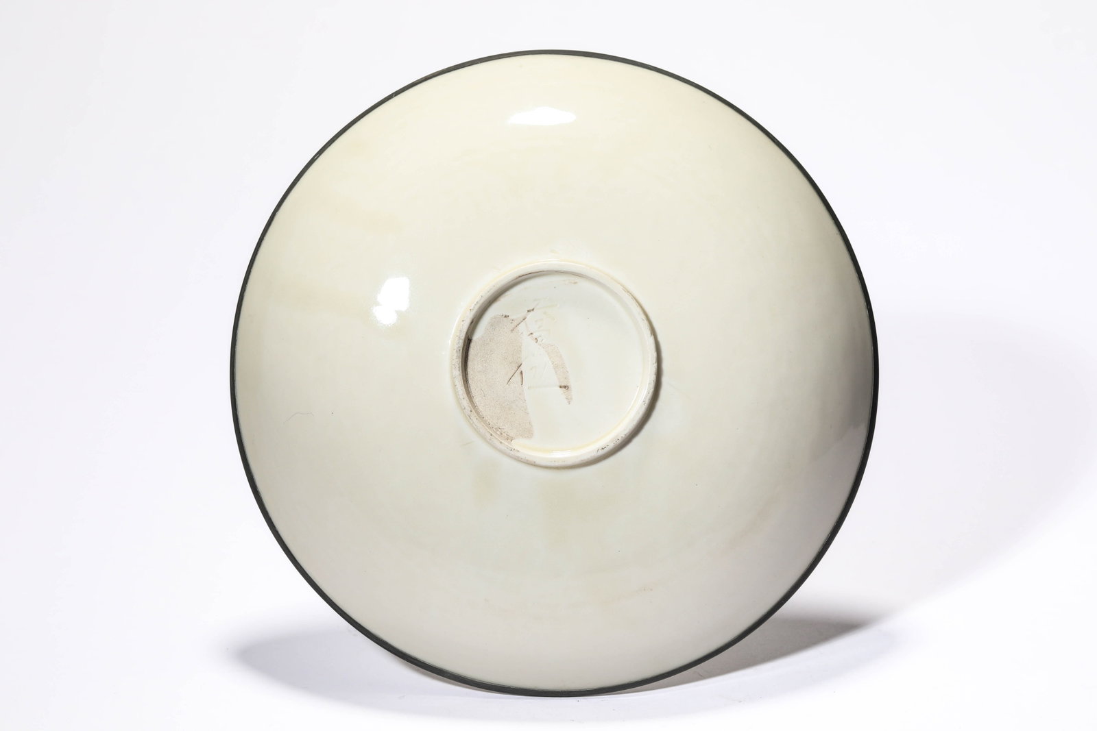 A MOUNTED DING WARE 'DOUBLE PHOENIX' DISH - 5