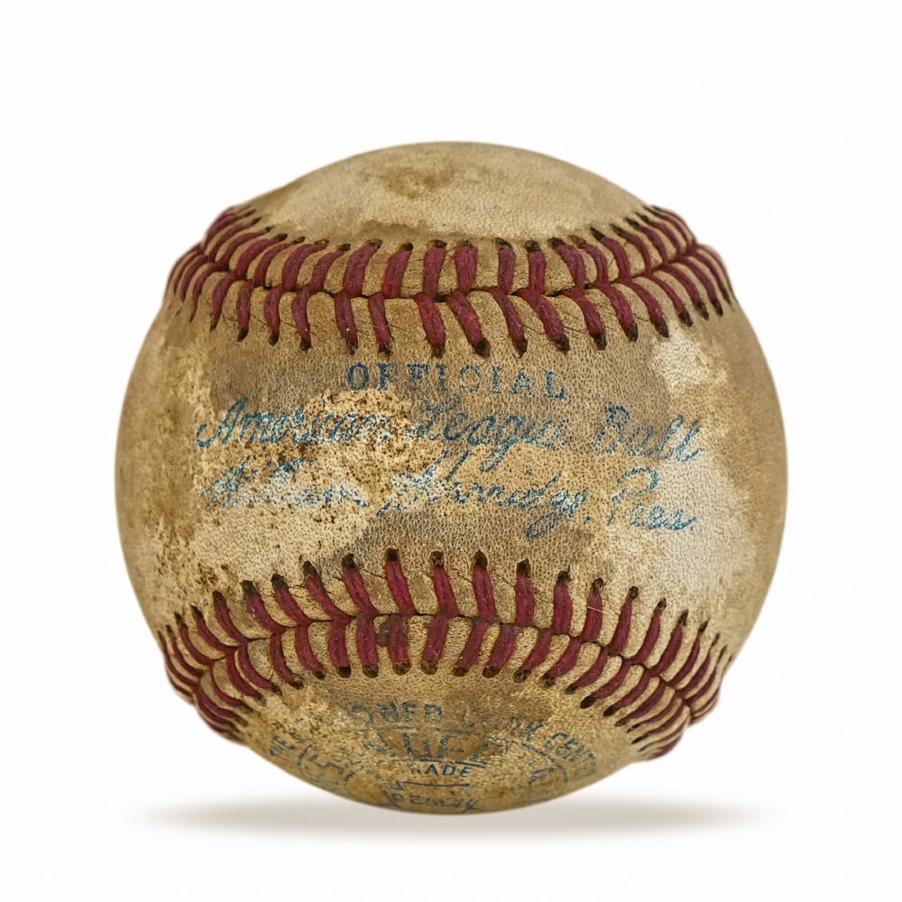 BABE RUTH SIGNED BASEBALL - 2