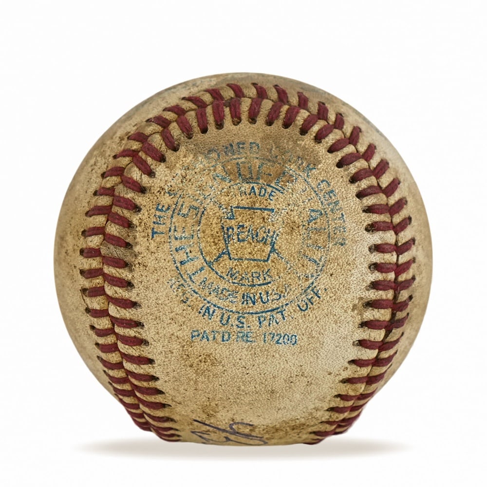 BABE RUTH SIGNED BASEBALL - 3