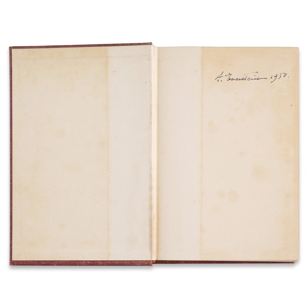 ALBERT EINSTEIN SIGNED "THE EVOLUTION OF PHYSICS" - 3