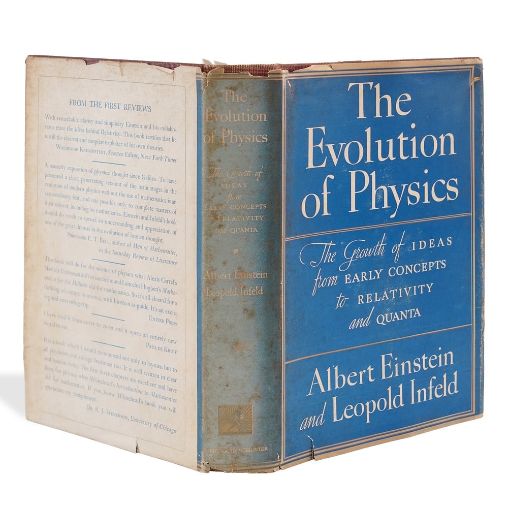 ALBERT EINSTEIN SIGNED "THE EVOLUTION OF PHYSICS" - 5