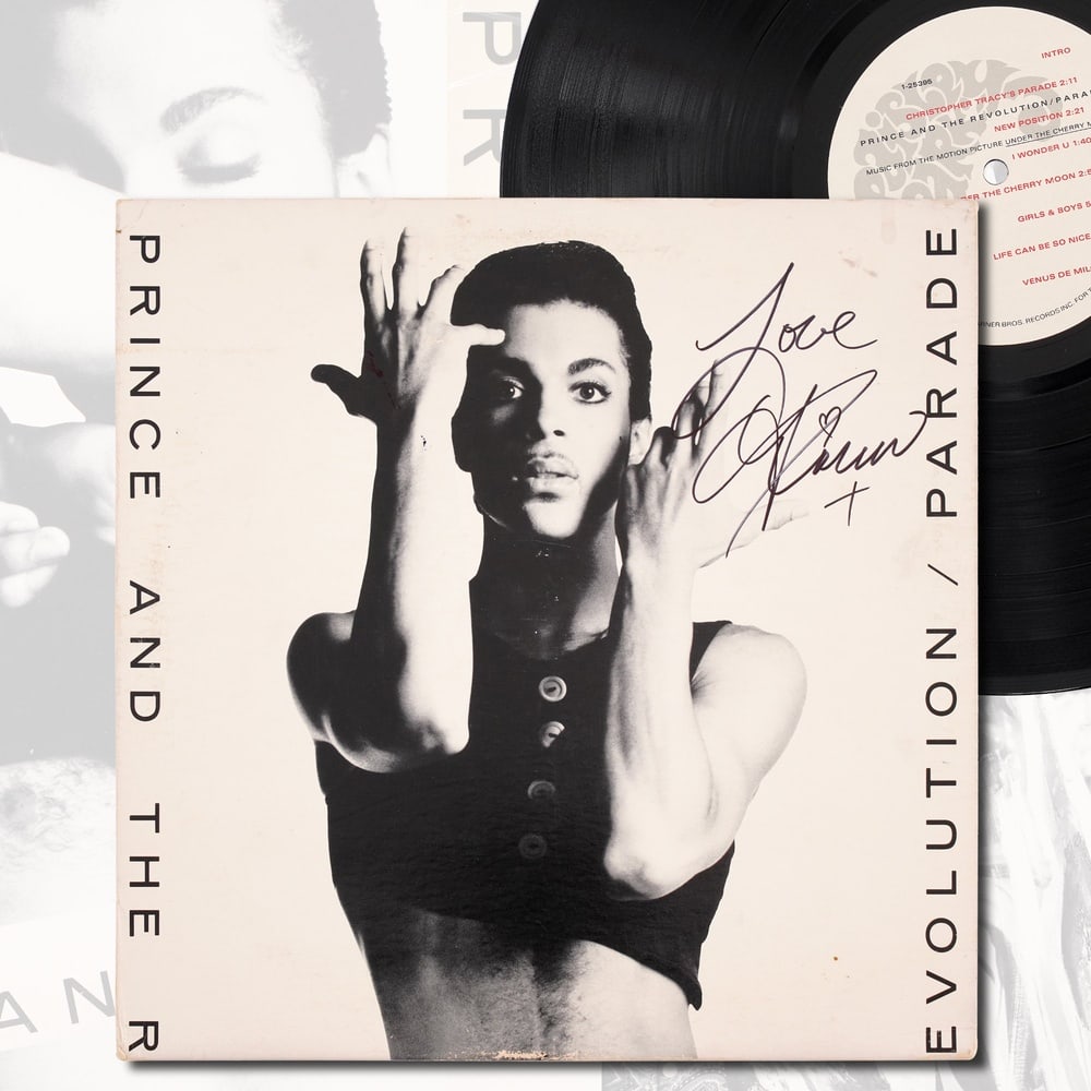 PRINCE SIGNED "PARADE" LP (1 of 7)