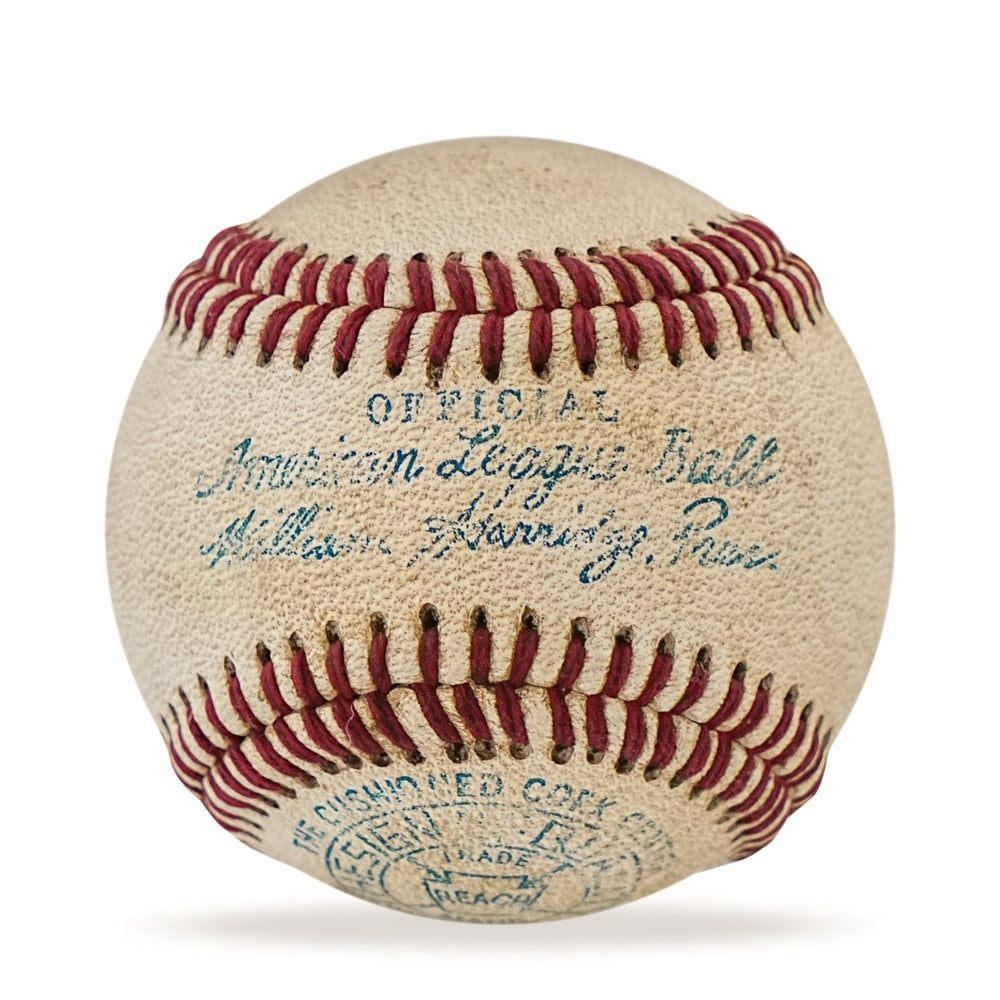 BABE RUTH SIGNED BASEBALL - 3