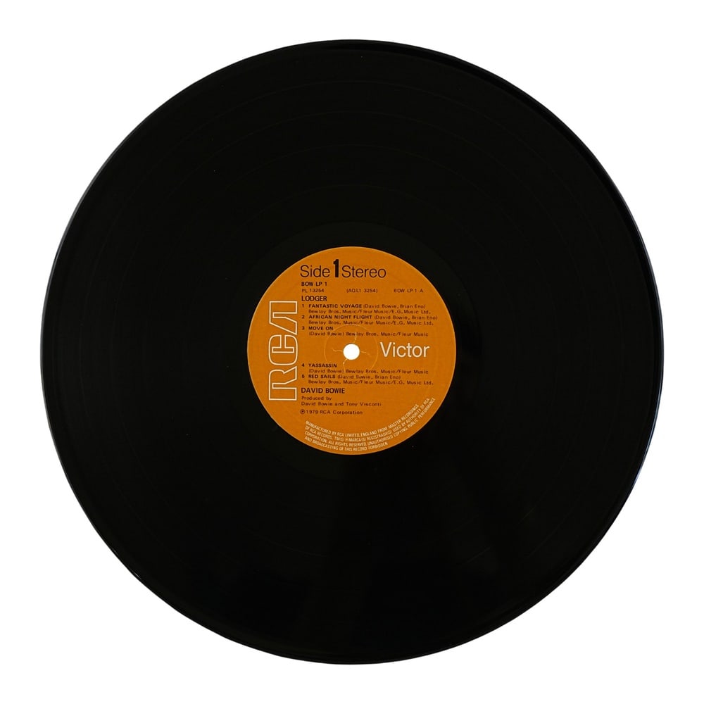 DAVID BOWIE SIGNED "LODGER" LP - 8