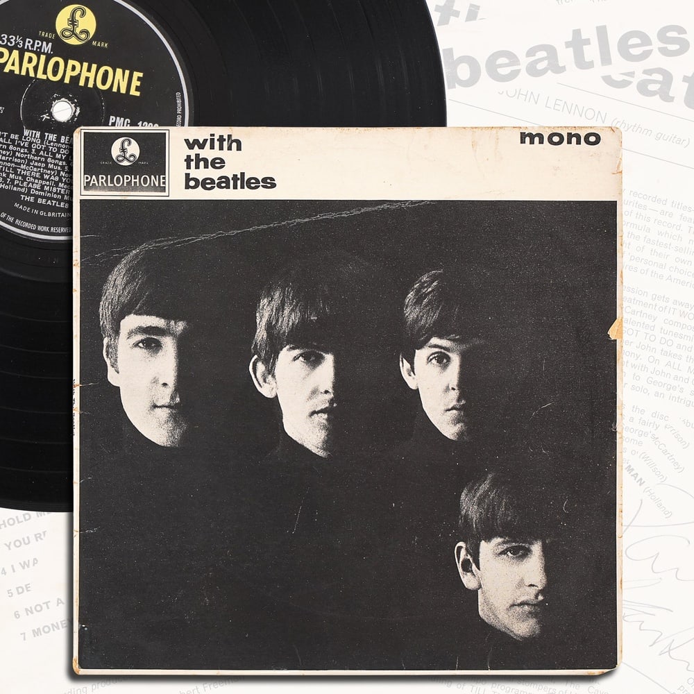 THE BEATLES FULLY SIGNED "WITH THE BEATLES" UK PARLOPHONE LP (1 of 4)