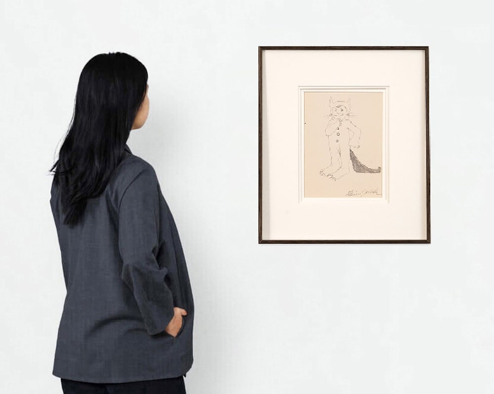 MAURICE SENDAK SIGNED DRAWING - 2
