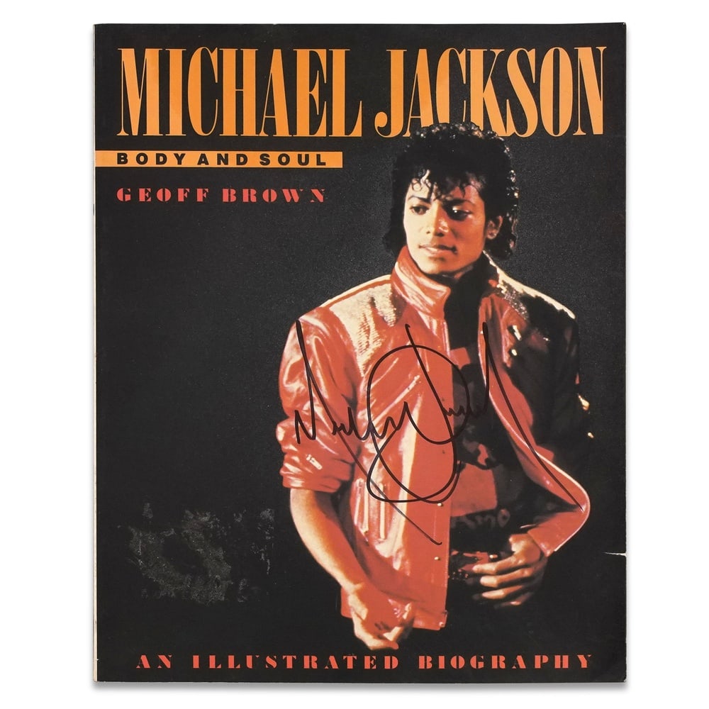 MICHAEL JACKSON SIGNED MICHAEL JACKSON: BODY AND SOUL (1 of 3)