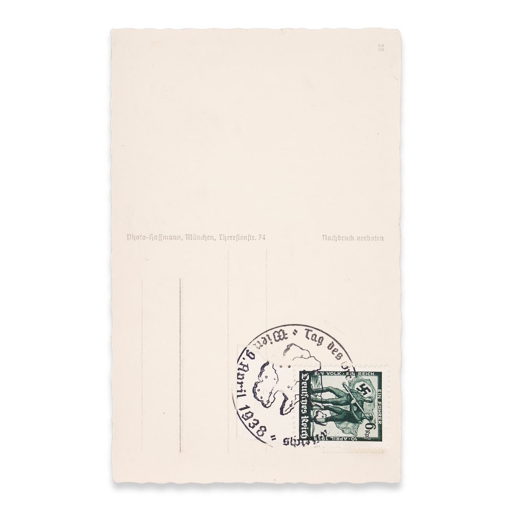 ADOLF HITLER SIGNED POSTCARD - 2