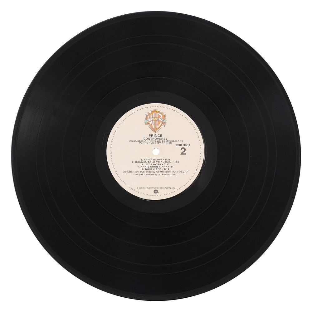 PRINCE SIGNED "CONTROVERSY" LP - 4