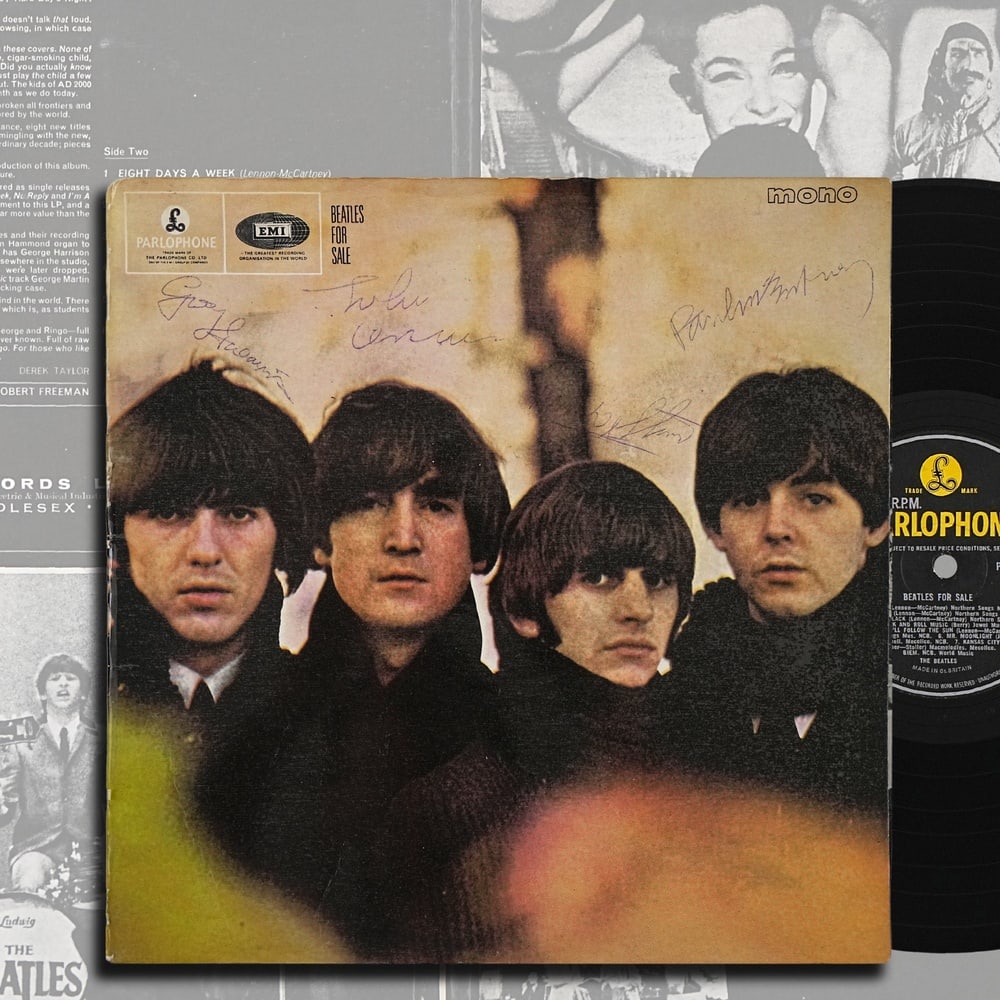 THE BEATLES FULLY SIGNED "BEATLES FOR SALE" UK FIRST EDITION MONO LP (1 of 6)
