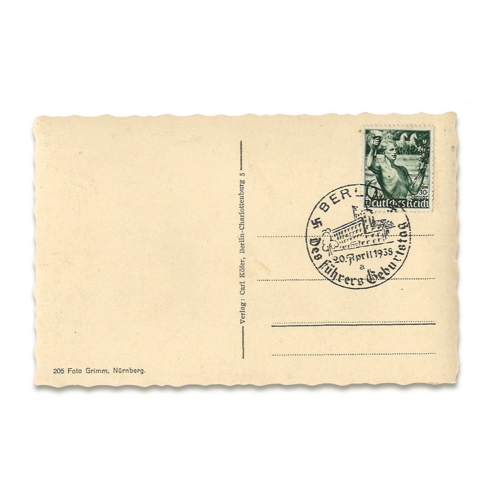 ADOLF HITLER SIGNED POSTCARD - 2
