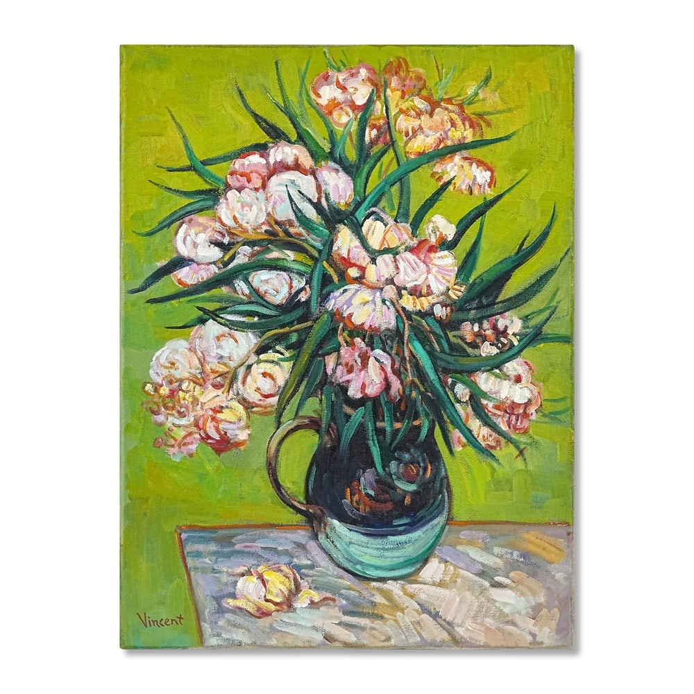 VINCENT VAN GOGH (1853-1890), ATTRIBUTED TO, OIL ON CANVAS: Signed (lower left) Image Dimensions: 29 1/4 x 21 3/4 in (74 x 55 cm) This painting comes with COA. Vincent van Gogh is universally regarded as one of the greatest painters in the history of Western a