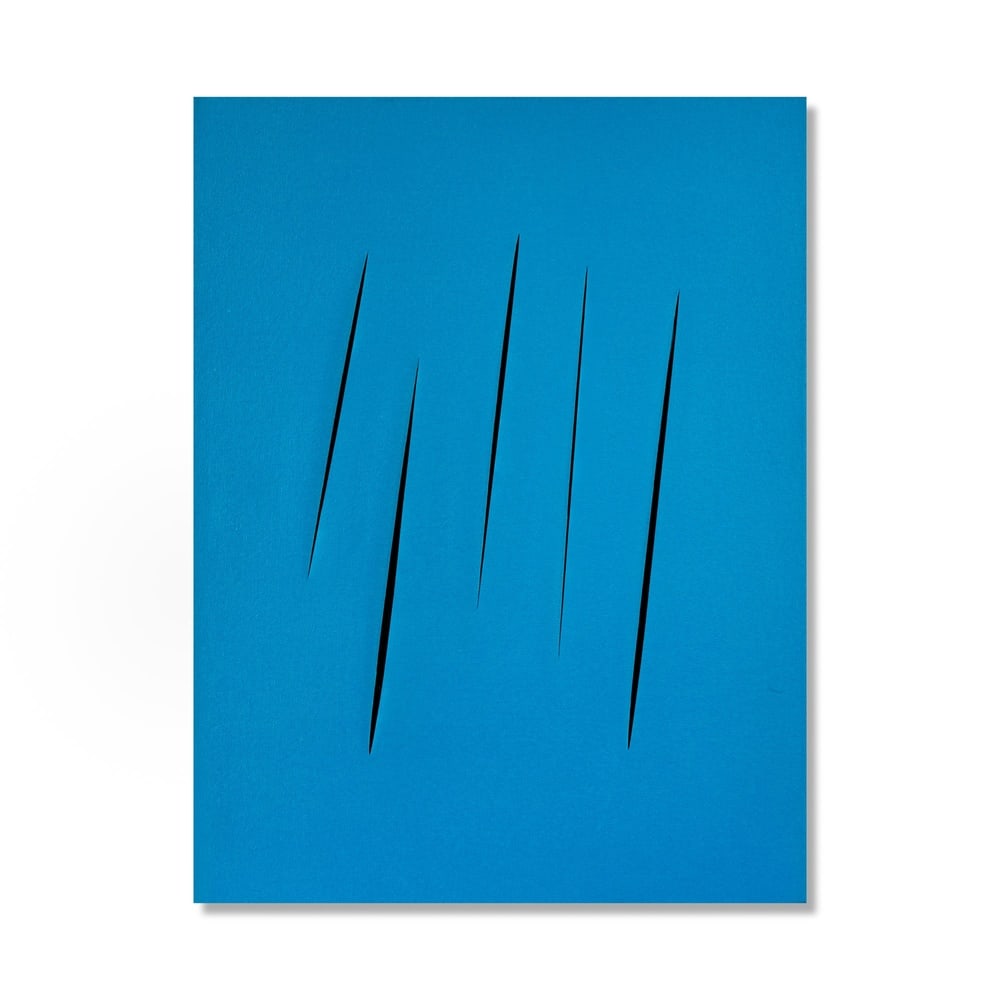 LUCIO FONTANA (1899-1968), ATTRIBUTED TO, OIL ON CANVAS (1 of 3)