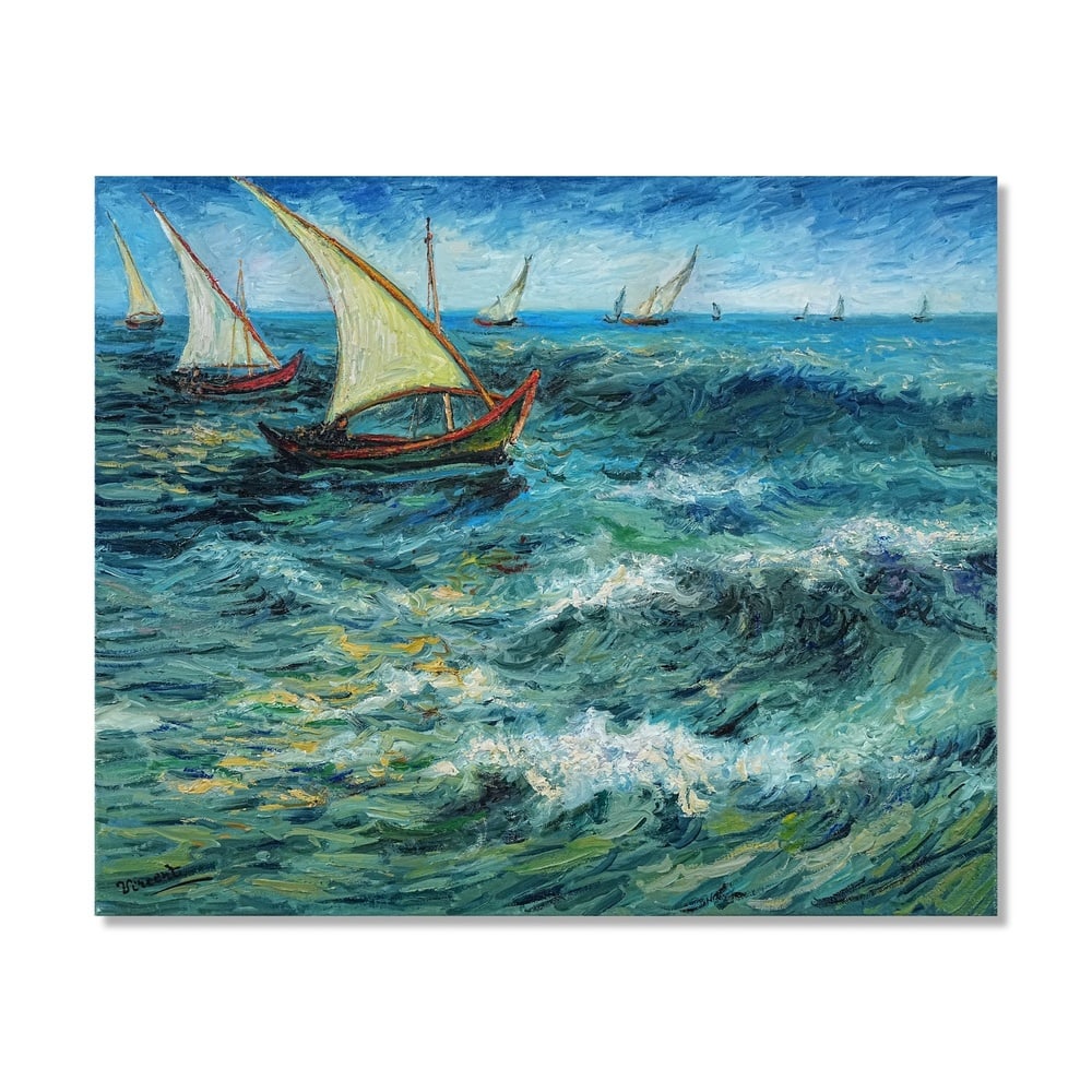 VINCENT VAN GOGH (1853-1890), ATTRIBUTED TO, OIL ON CANVAS: Signed (lower left) Image Dimensions: 23 3/4 x 28 3/4 in (60 x 73 cm) This painting comes with COA. Vincent van Gogh remains one of the most celebrated and emotionally powerful figures in the history 
