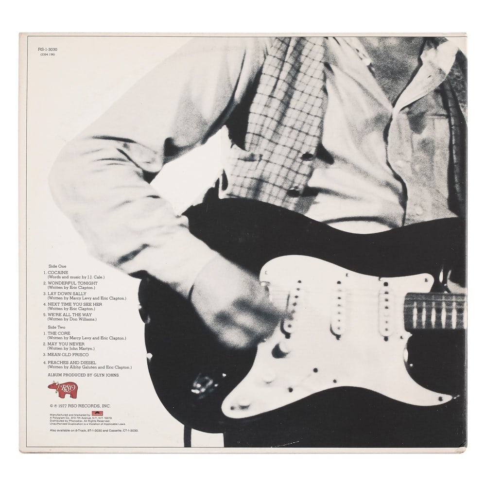 ERIC CLAPTON SIGNED "SLOWHAND" LP - 2