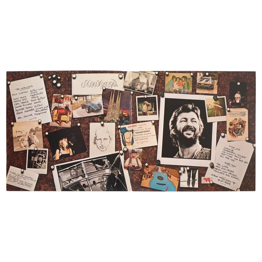 ERIC CLAPTON SIGNED "SLOWHAND" LP - 3
