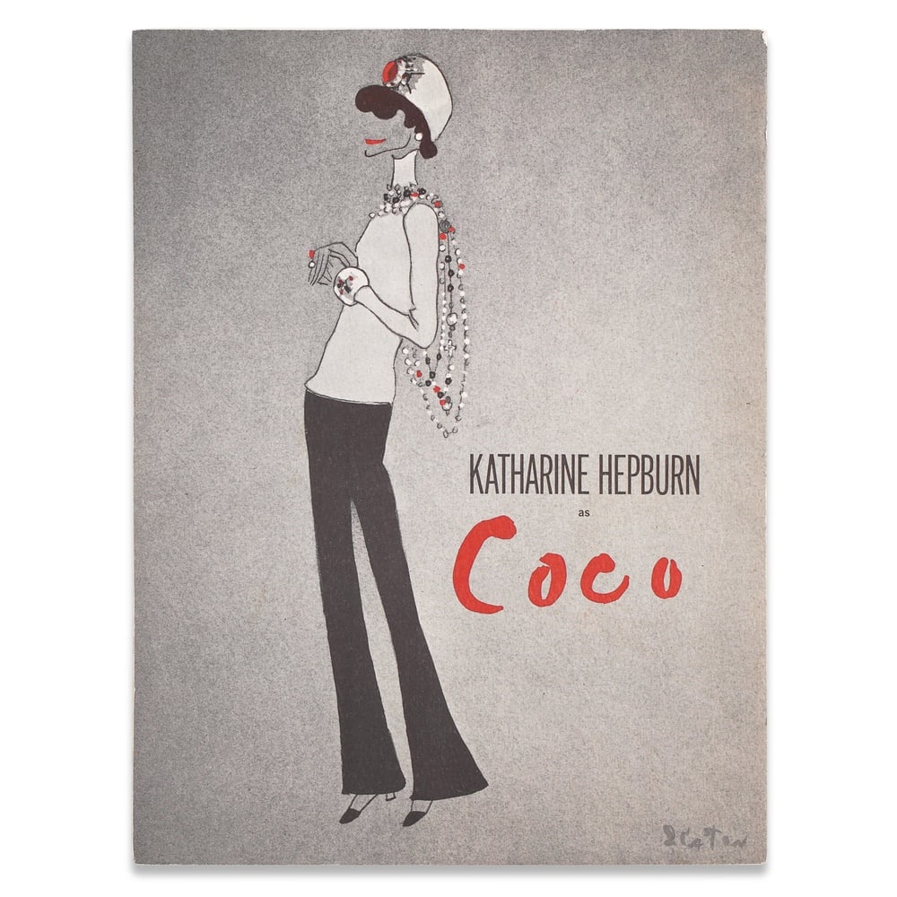 KATHARINE HEPBURN SIGNED "COCO" BROADWAY PROGRAM - 2