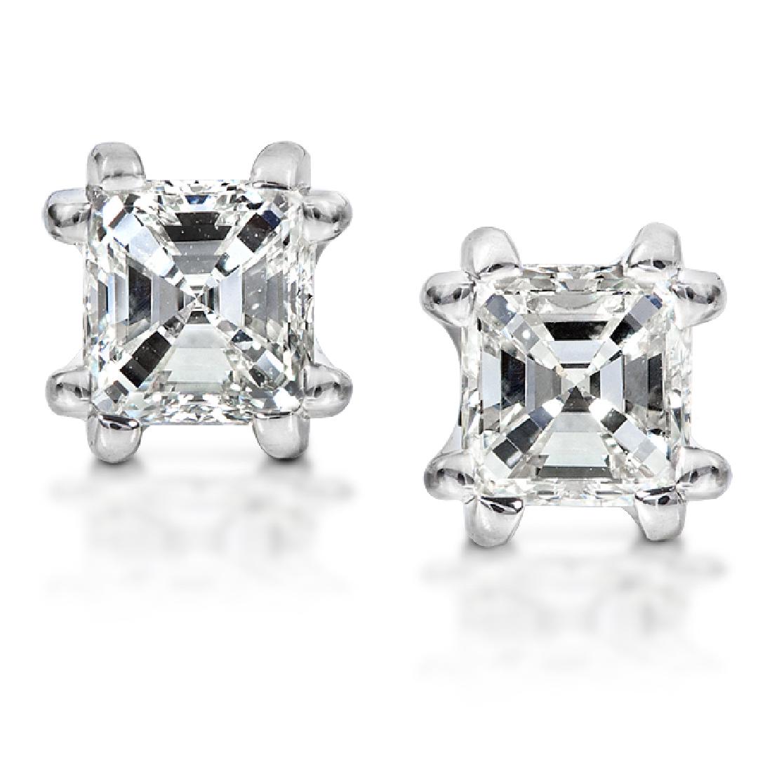 earrings - - 1.5 - CARATS - 1.5 - CARATS - White-Gold - (1 of 2)