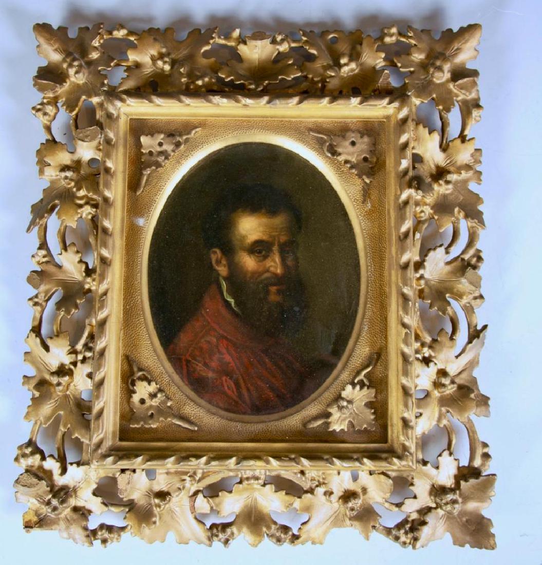 Fine Grand Tour Portrait Oil, Michelangelo Buonarroti (1 of 11)