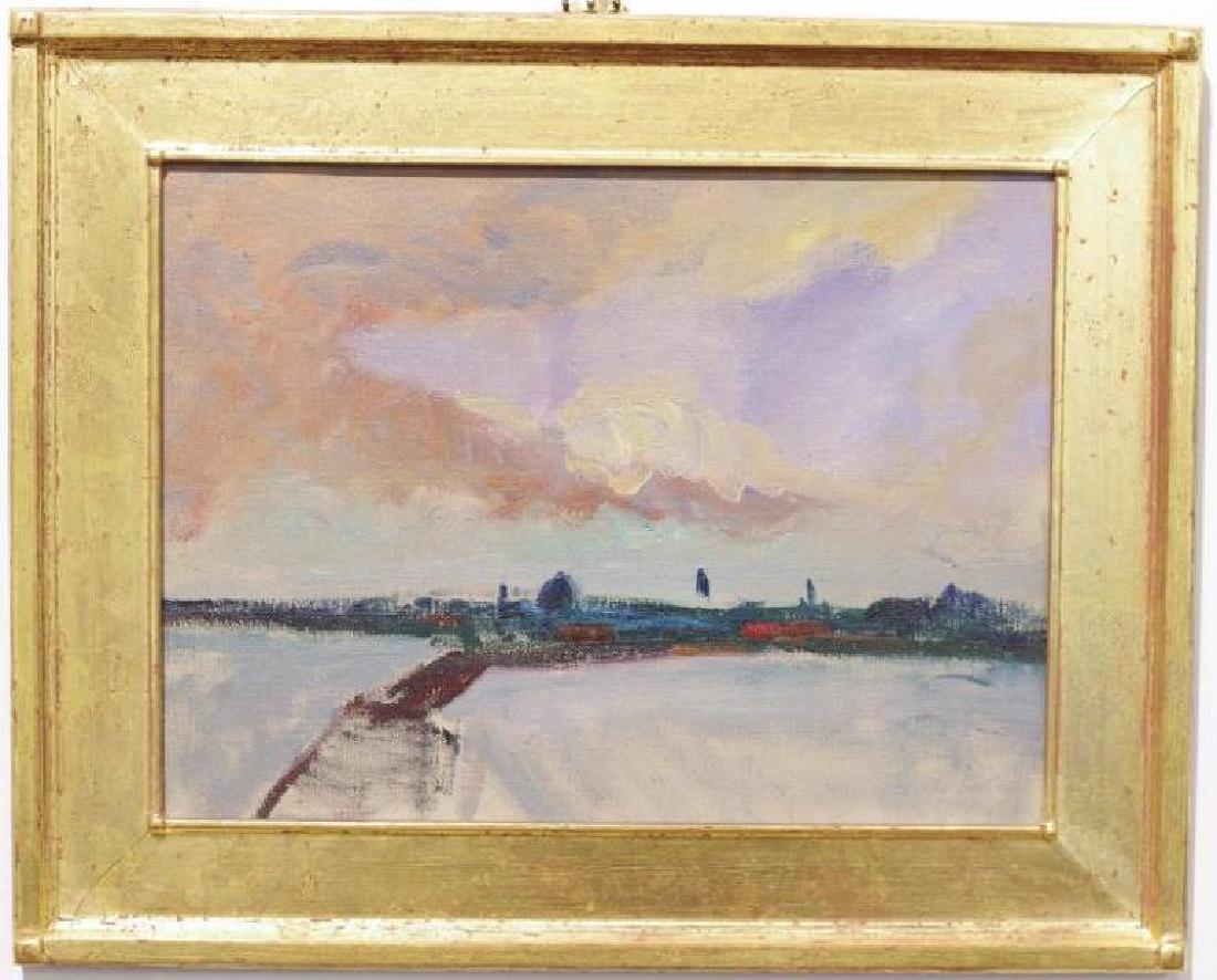 Henry George Keller, Abstract Landscape Oil (1 of 4)