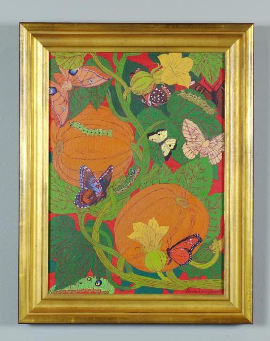 Jerry and Darla Arnold Oil, Butterflies and Pumpkins (1 of 10)