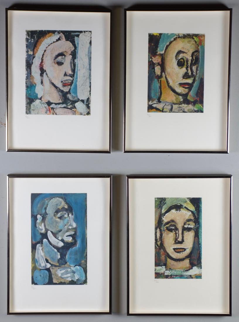 Georges Rouault Lithographs,Visages (1 of 5)