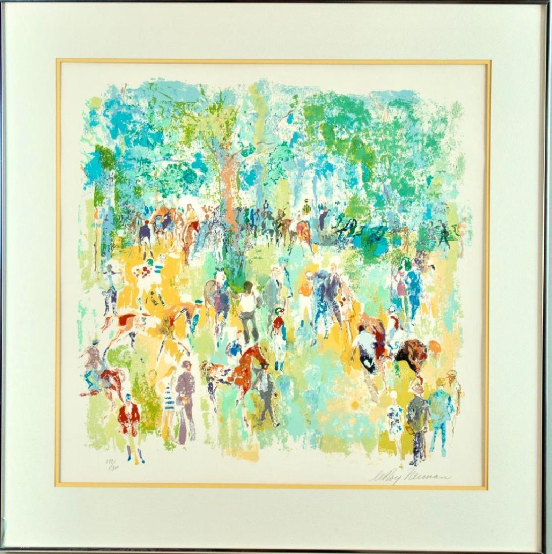 Leroy Nieman Lithograph, At The Races (1 of 4)
