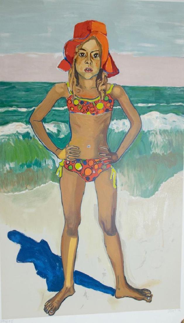 Alice Neel Lithograph, Olivia, or Bather with Red Hat (1 of 8)