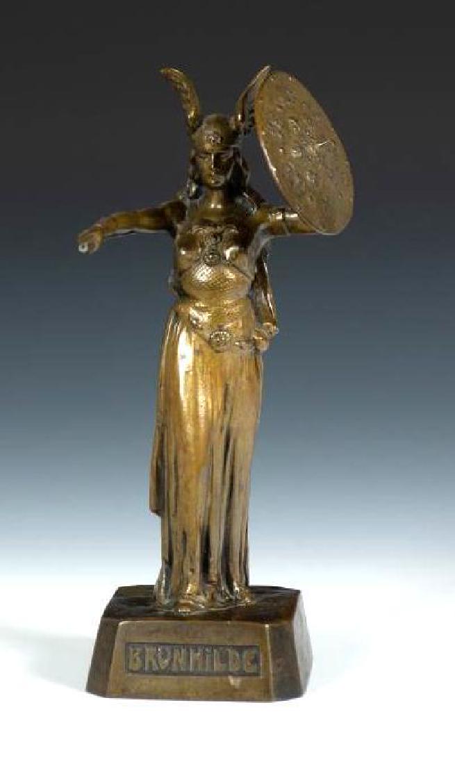 A Bronze Figure of Brunhilde by Kirchner (1 of 9)