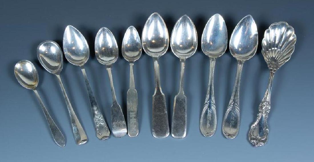Assorted Lot of Silver Spoons (1 of 10)