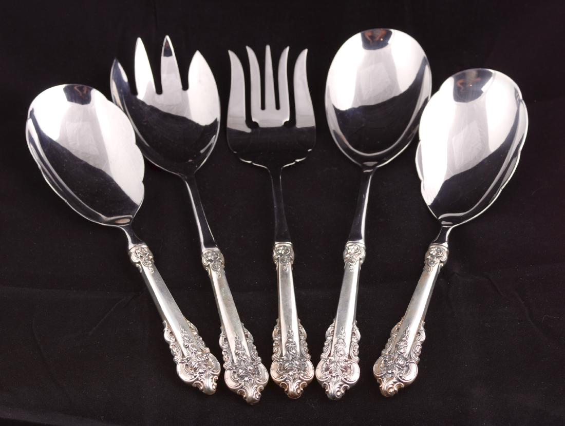Five Wallace Grande Baroque Serving Pieces (1 of 6)