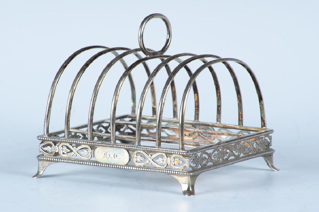 A Russian Silver Toast Rack, 19thc. (1 of 7)