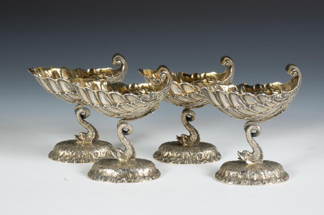 Four Continental Silver Dolphin Salts (1 of 17)