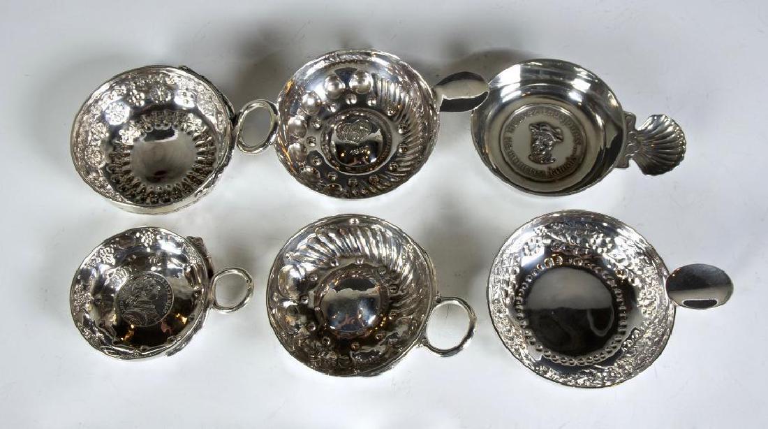 Six  Silver Plated Tastevins (1 of 7)