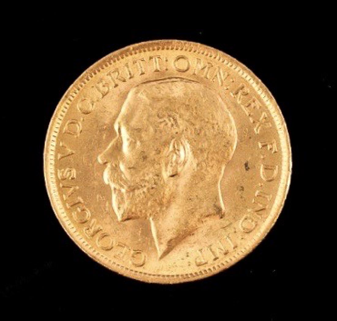 1915 George V Sovereign 22K Gold Coin (1 of 3)