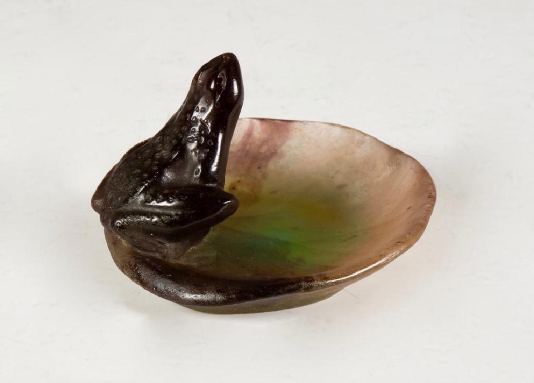 Daum Pate de Verre Frog Dish (1 of 4)