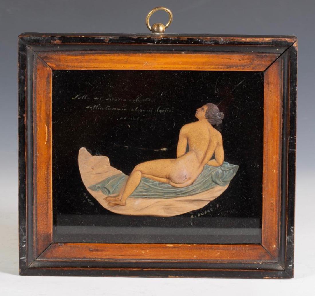 A French Wax Miniature Picture Signed C.Dupre (1 of 5)